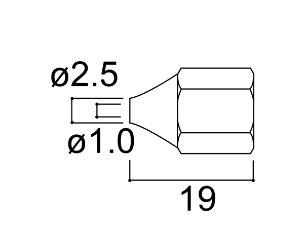 ノズル 1.0MM