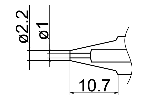 ノズル 1.0MM