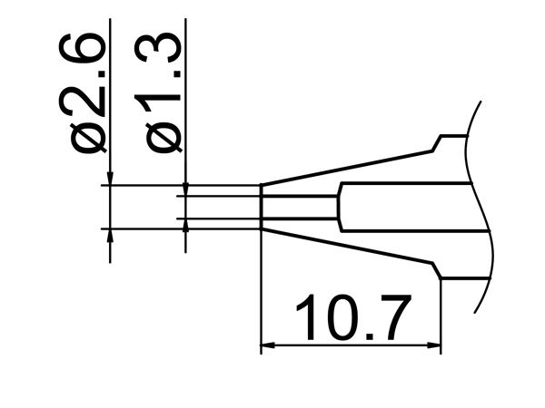 ノズル 1.3MM