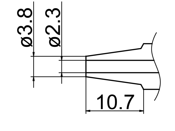 ノズル 2.3MM