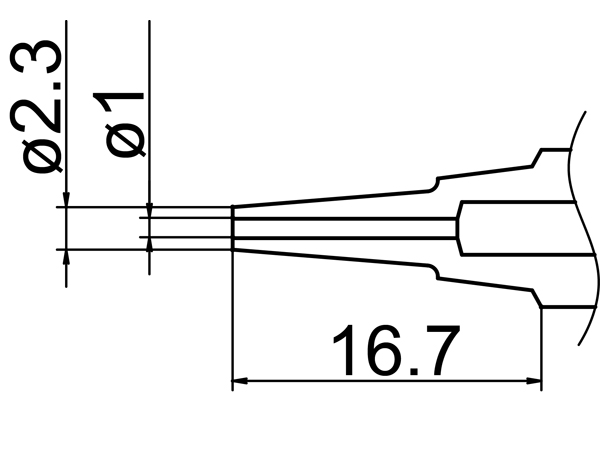 ノズル 1.0MM ロング