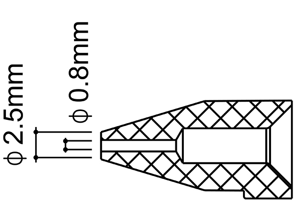 ノズル 0.8MM